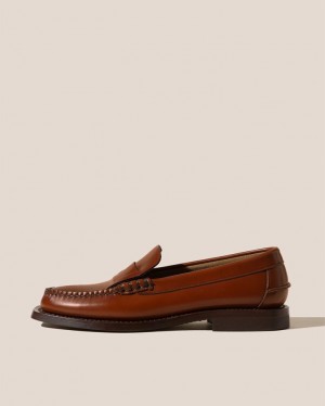 Hereu Sineu Interlaced-detail Slip-on Erkek Makosen Kahverengi | Türkiye-46FJLXYKG