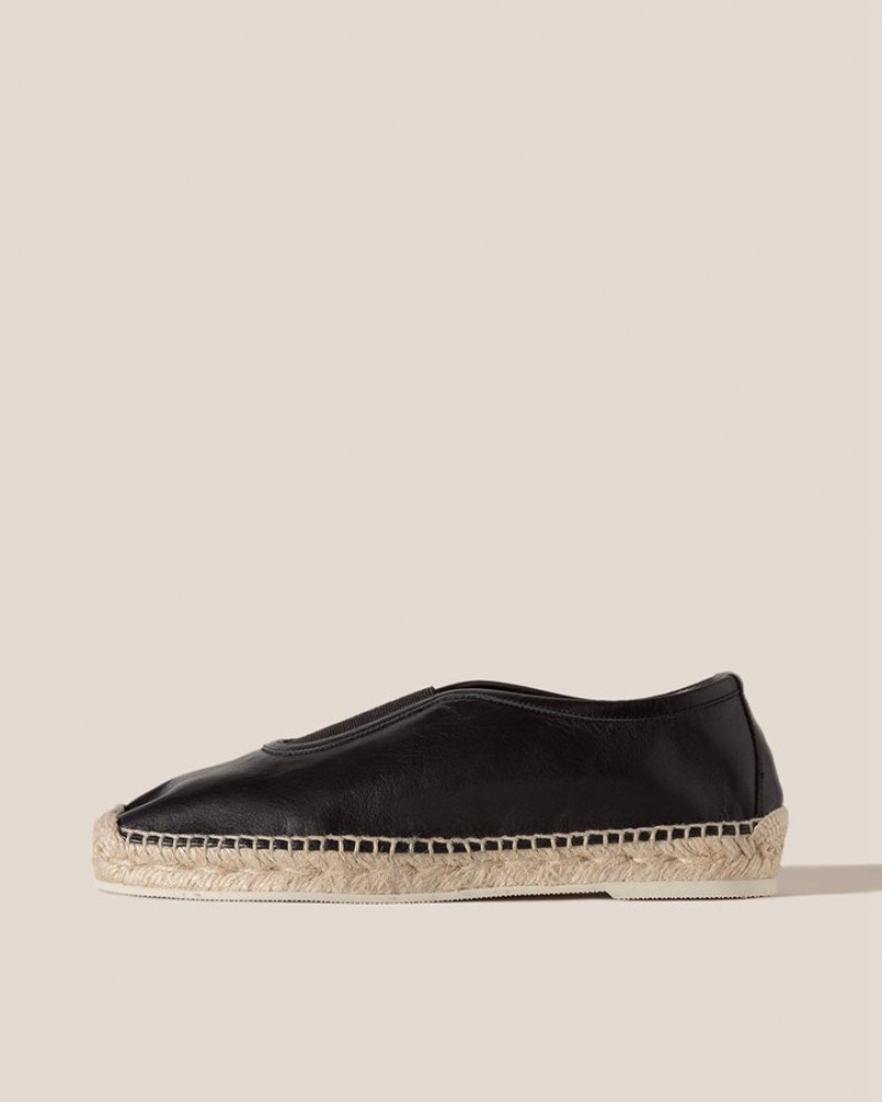 Hereu Azarbe Elasticated Slip-on Kadın Espadril Ayakkabı Siyah | Türkiye-76KROQIJS