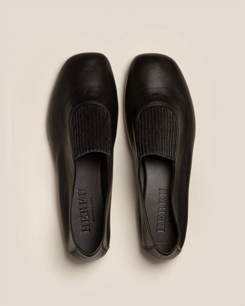 Hereu Caoma Elasticated Kadın Slip On Ayakkabı Siyah | Türkiye-47OGYBUPH